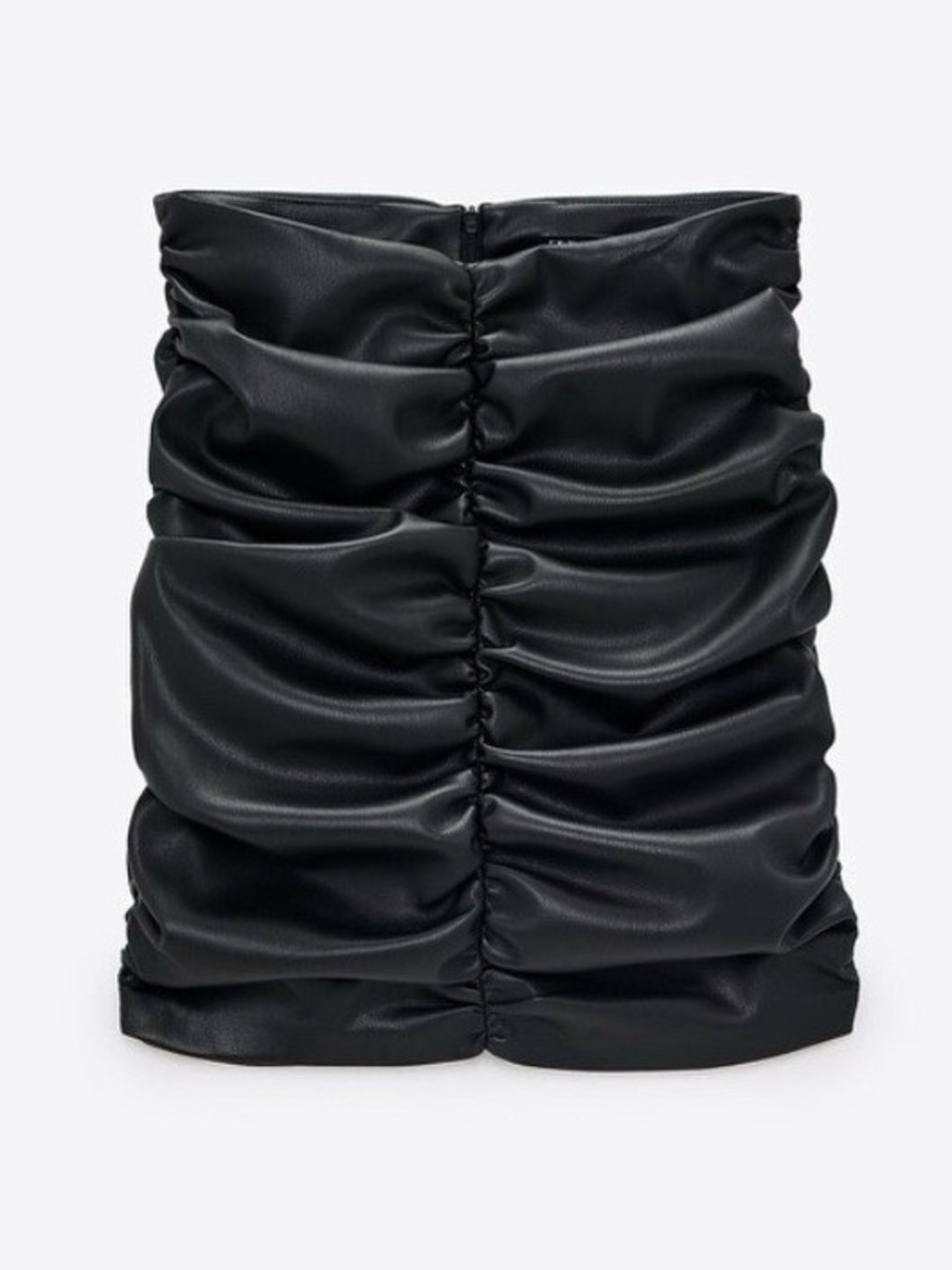 sexy vegan leather skirt